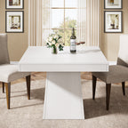 31.5" Dining Table, Square Farmhouse Kitchen Table Dinner Table for 4