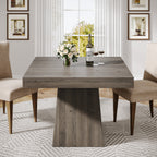 31.5" Dining Table, Square Farmhouse Kitchen Table Dinner Table for 4