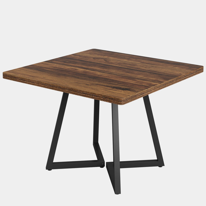 31.5" Square Dining Table, Wood Kitchen Table for 4 Tribesigns