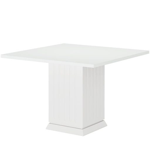 35" Dining Table, Modern Square Kitchen Table for 4 Tribesigns