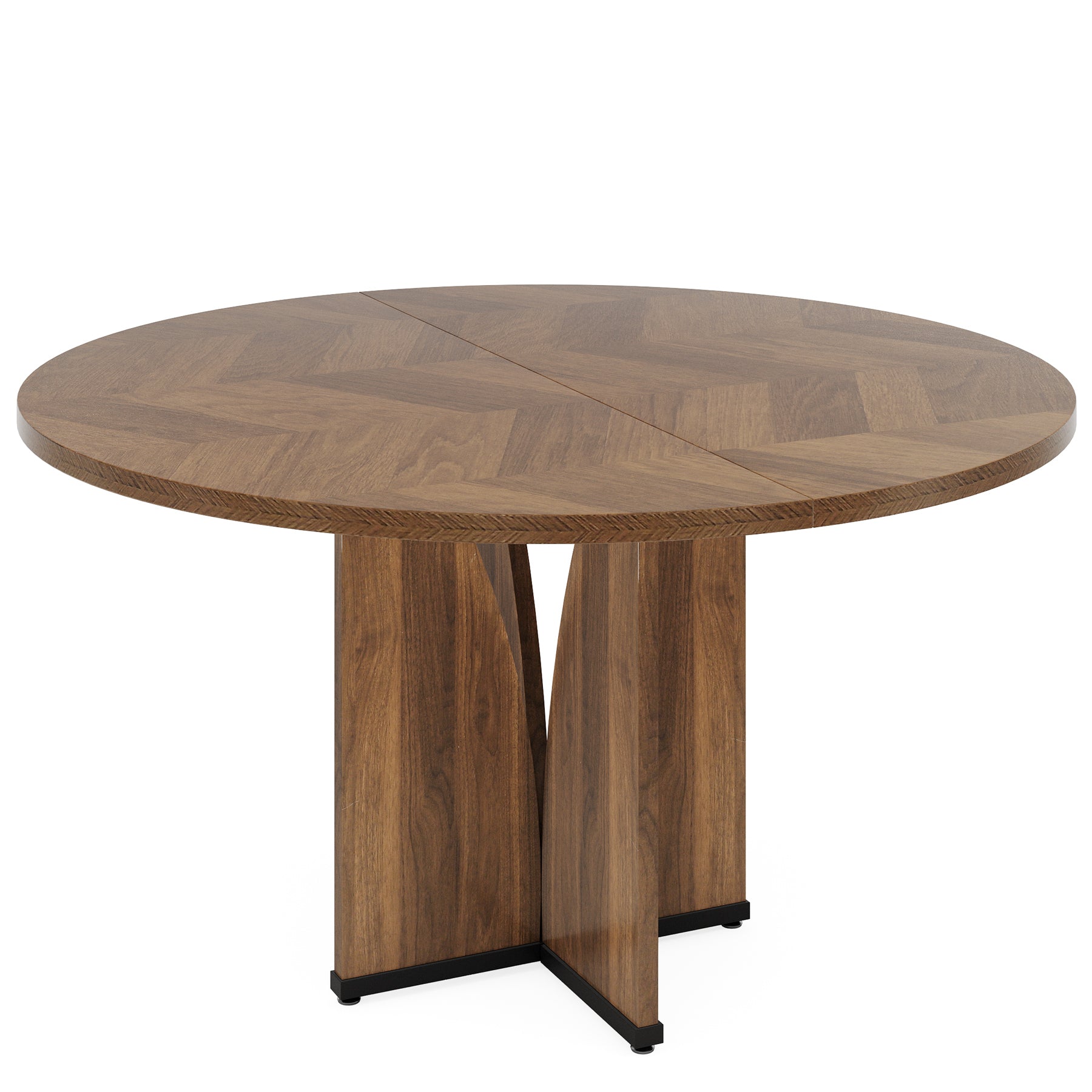 39" Round Conference Table for 4, Multi-Purpose Office Table for Meetings