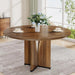 39" Wood Dining Table, Farmhouse Kitchen Table for 4 People Tribesigns