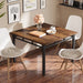 39.4" Dining Table, Wood Dinner Table for 4 People Tribesigns