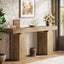 63" Console Table, Farmhouse Entryway Table with 2 Arched Pedestal Legs