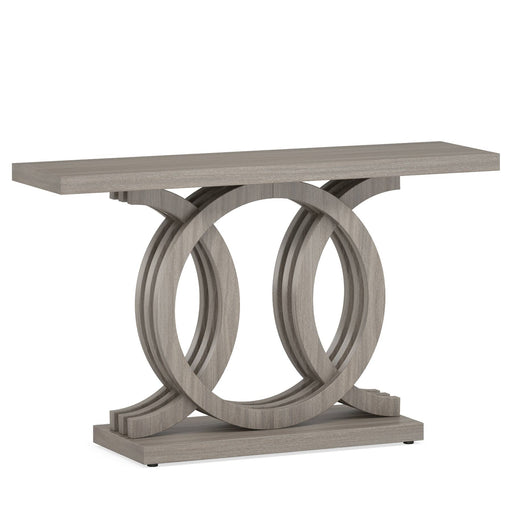Tribesigns Console Table, 55 Hallway Sofa Table With Geometric Base