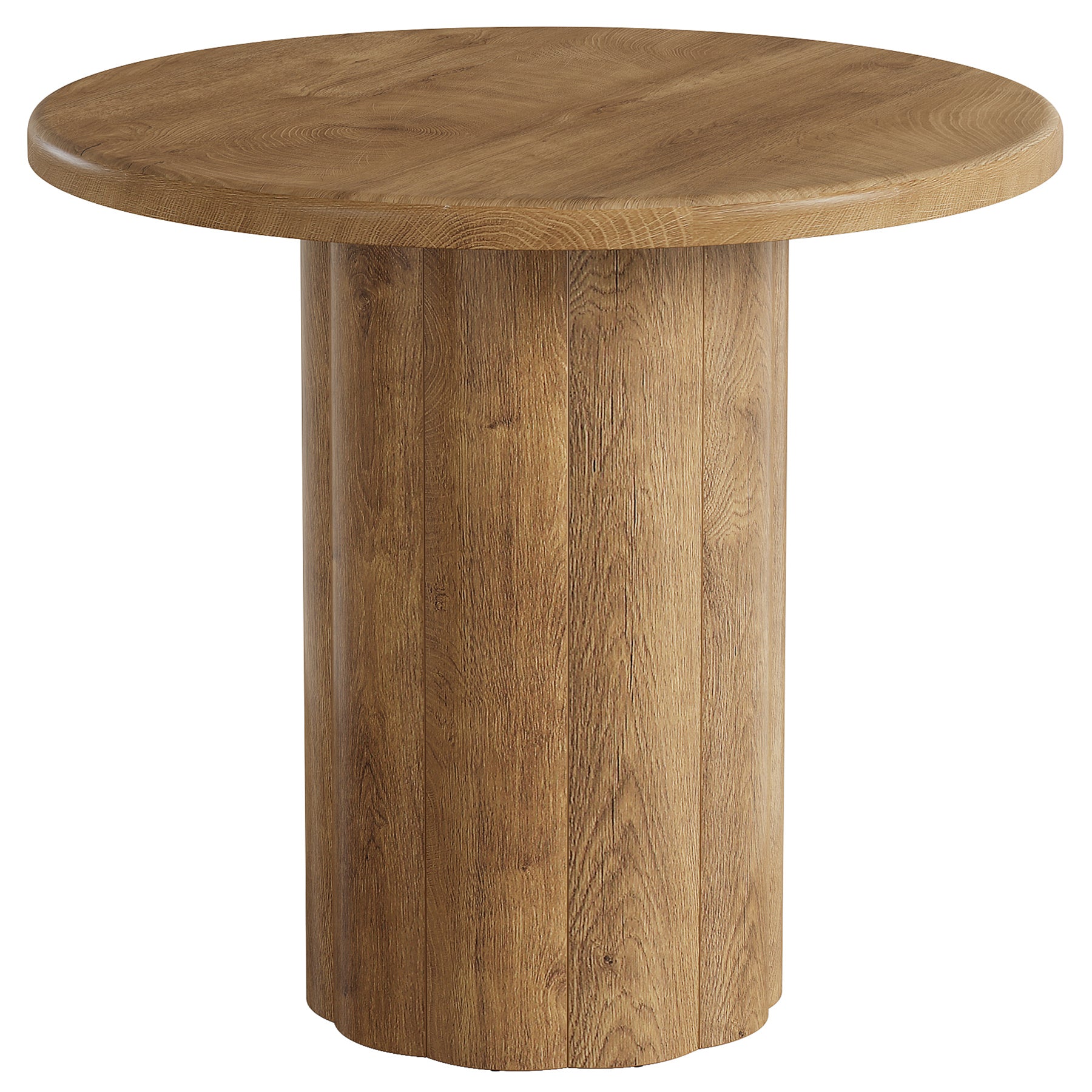 Round Conference Table, 31.5" Reception Desk for 4 with Sturdy Base