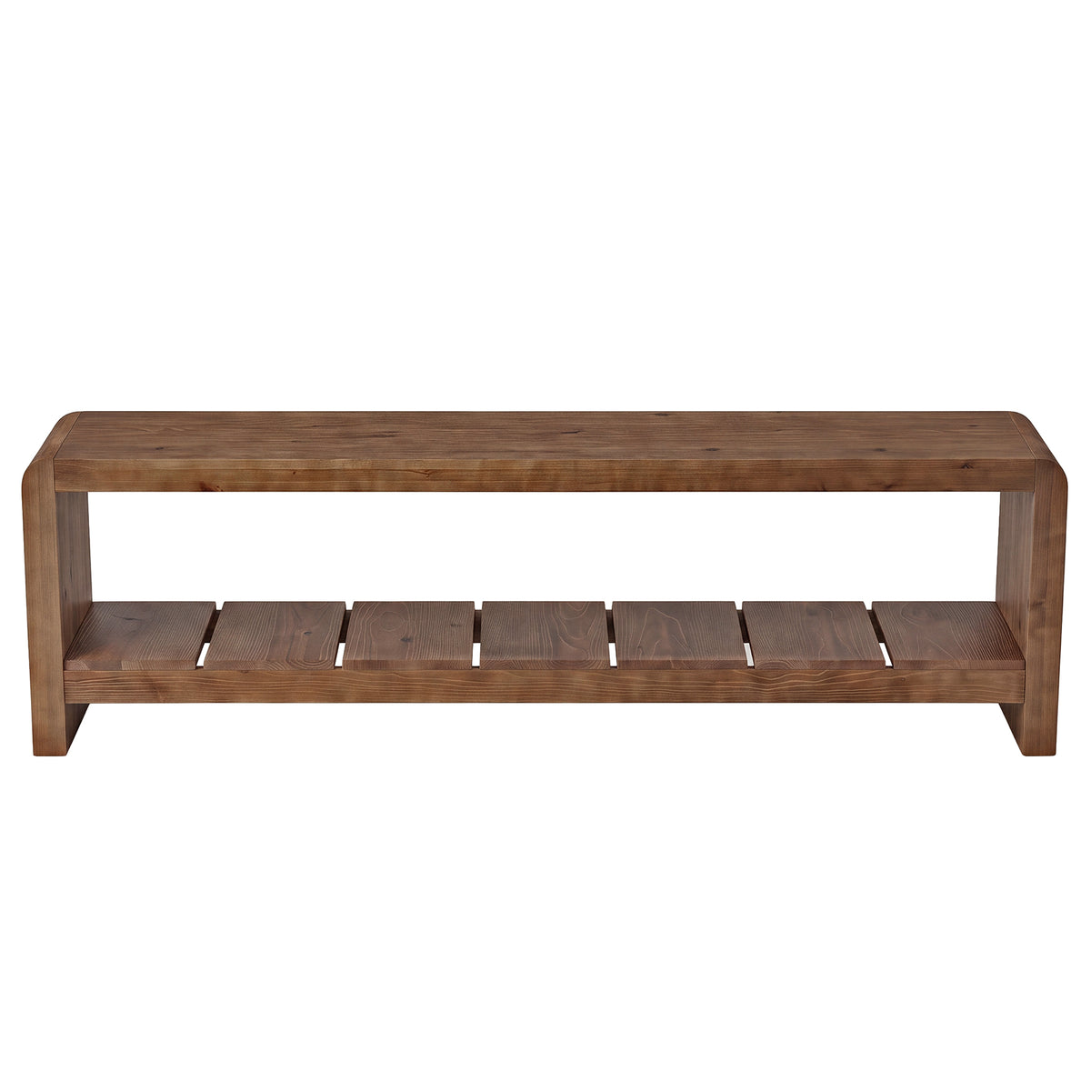 Solid Wood Tv Stand, Rustic Entertainment Center Media Console for Tv Up to 65"