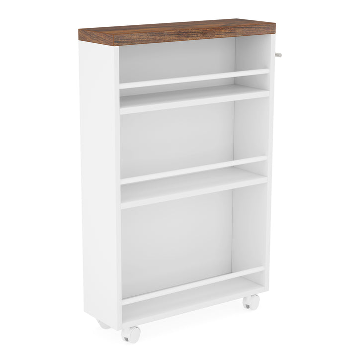 Tribesigns Storage Cart, Slim Rolling Narrow Kitchen Cart for Small Place Tribesigns