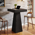39.96" Bar Table, Square Pub Table Dining Room Table