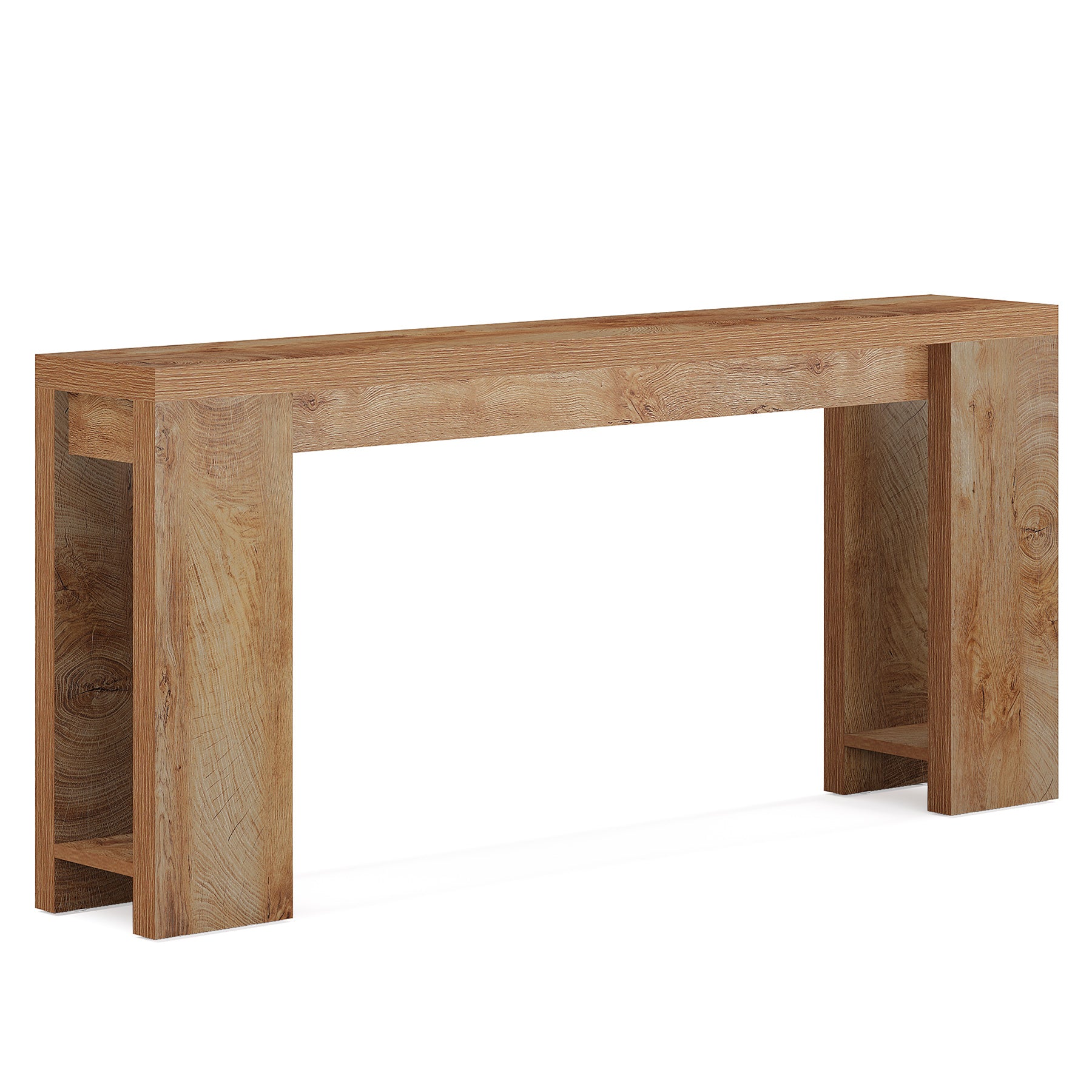 70.9" Extra Long Farmhouse Console Table, Narrow Sofa Table for Entryway