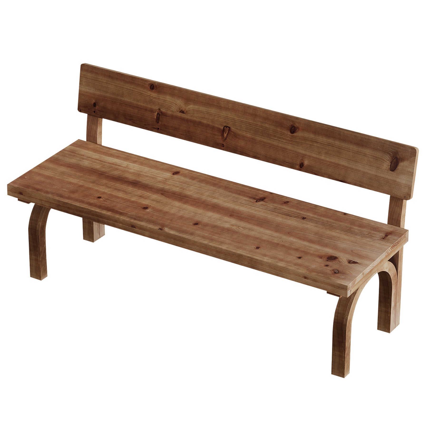 Solid Wood Entryway Bench with Backrest, 63" Long Dining Bench for Entryway, Kitchen