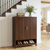 31.5" Shoe Cabinet, 6-Tier Freestanding Shoe Storage Organizer with Adjustable Shelves 3