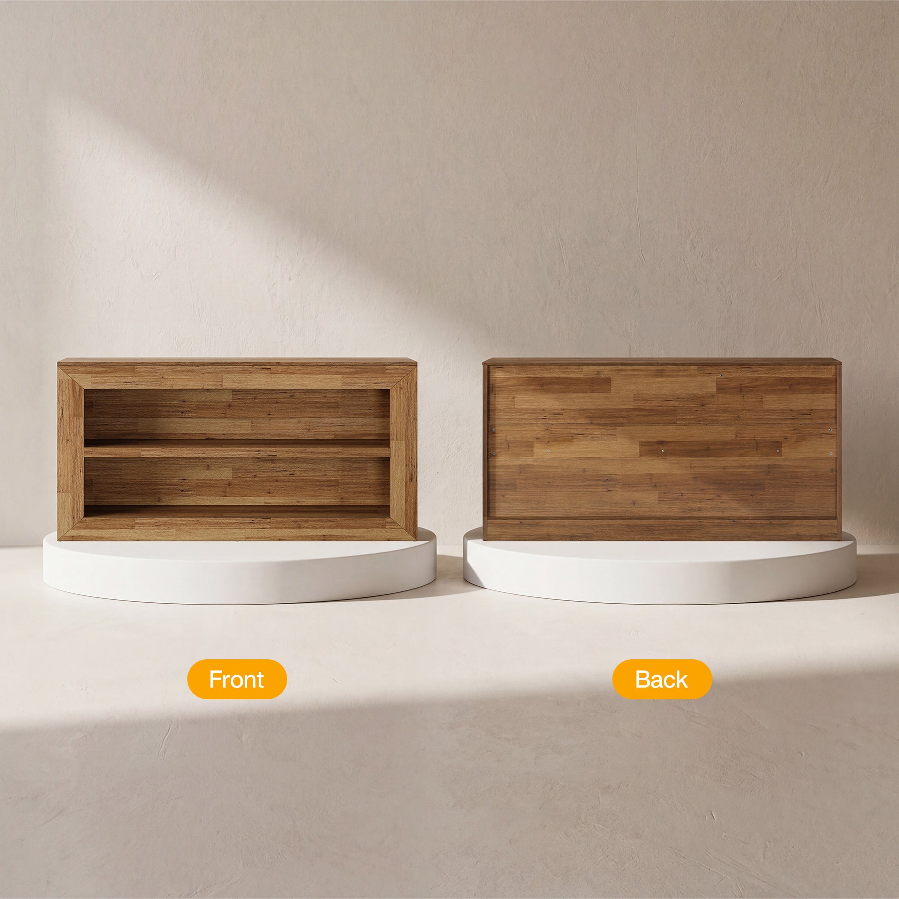 63-Inch Wooden Console Table, Narrow Entryway Table with 2-Tier Open Storage for Hallway
