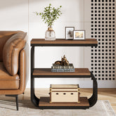 3 Tier End Table, Vintage Side or Bedside Stand for Living Room 3