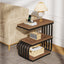 3 Tier End Table, Vintage Side or Bedside Stand for Living Room