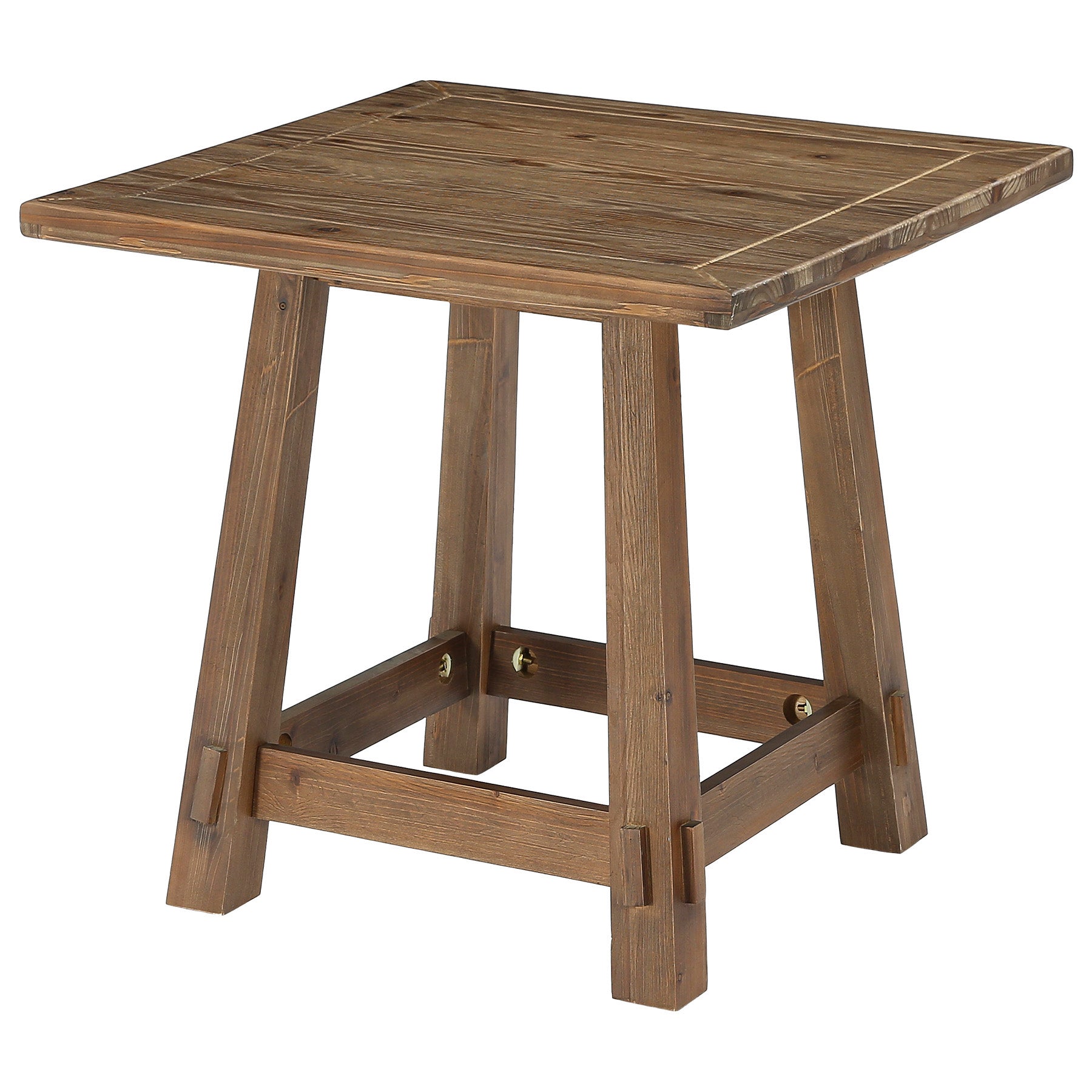 31.5" Solid Wood Dining Table for 4, Small Square Kitchen Table for Dining Room