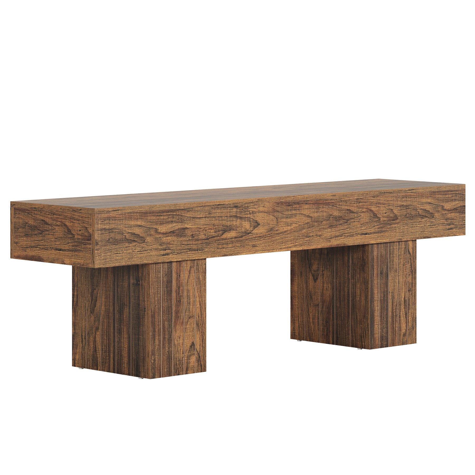 TV Stand for 55 Inch TV, Farmhouse Entertainment Center TV Console for Living Room