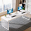 78.74" Two-Person Desk, Double Computer Desk with Metal Frame for Home Office