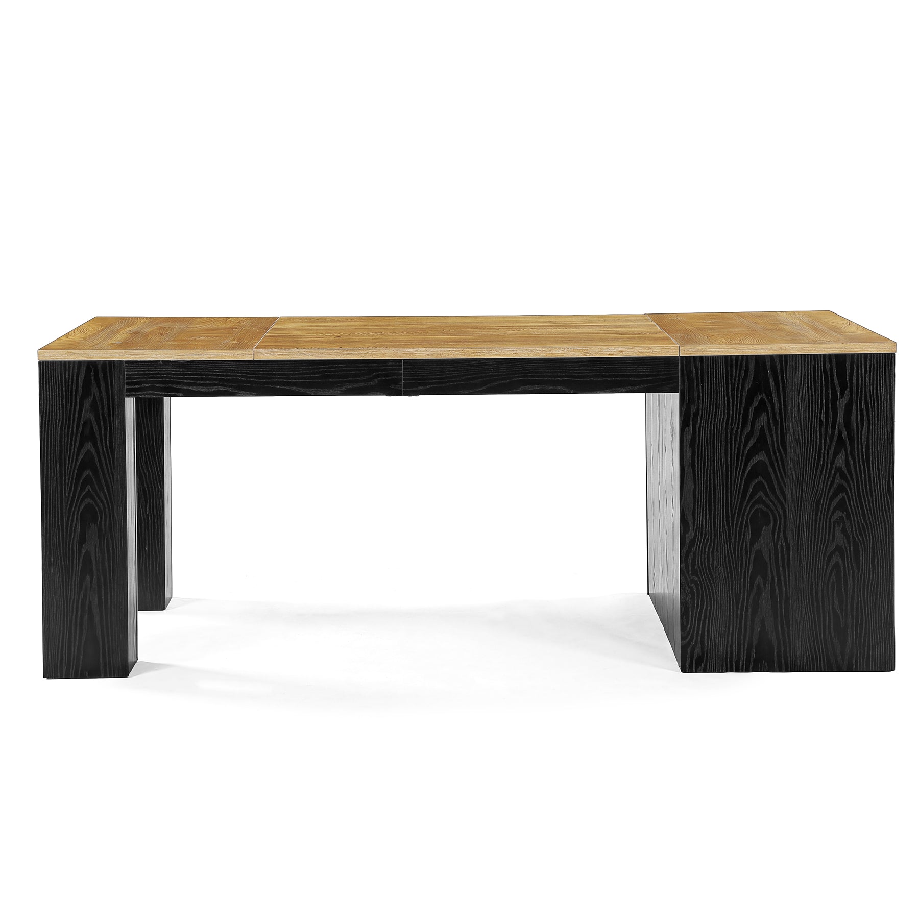 78.7" Extra Long Kitchen Island with 3 Drawers, Modern Prep Table, Large Leg Room
