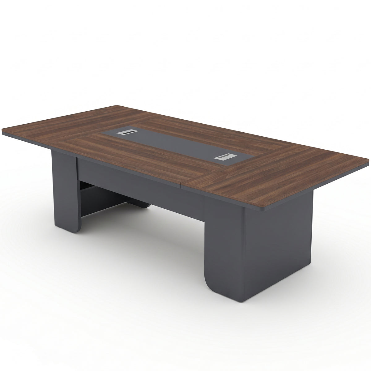 8FT Large Conference Table, 94.5" Meeting Table with Cable Management for Office