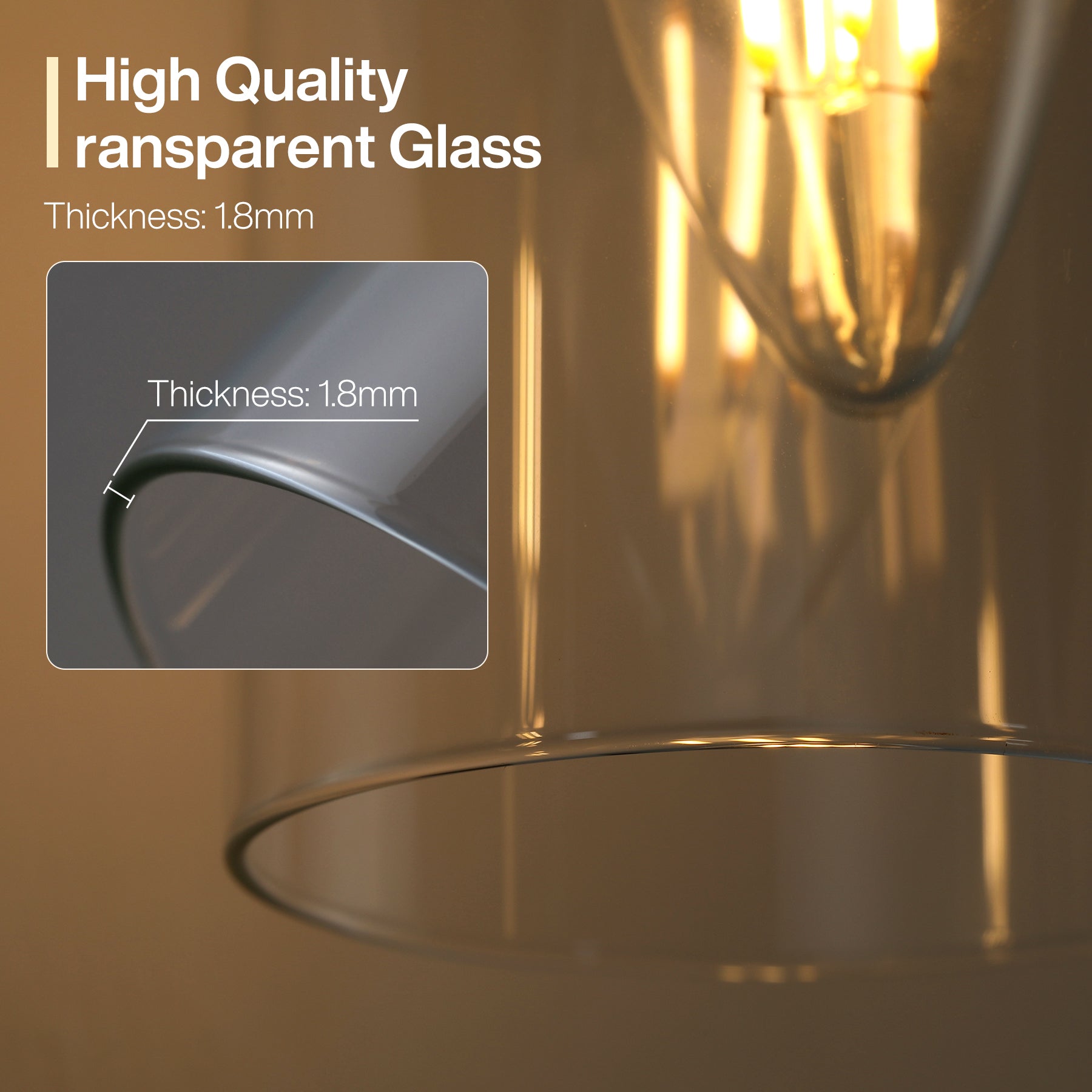 3-Light Vanity Light Fixture, Modern Bathroom Wall Sconce with Clear Glass Shades