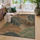 Leaf-Blue/Tan/Green