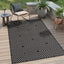 3x5 Modern Easy Jute Geometric Patio Rug#Color_Green
