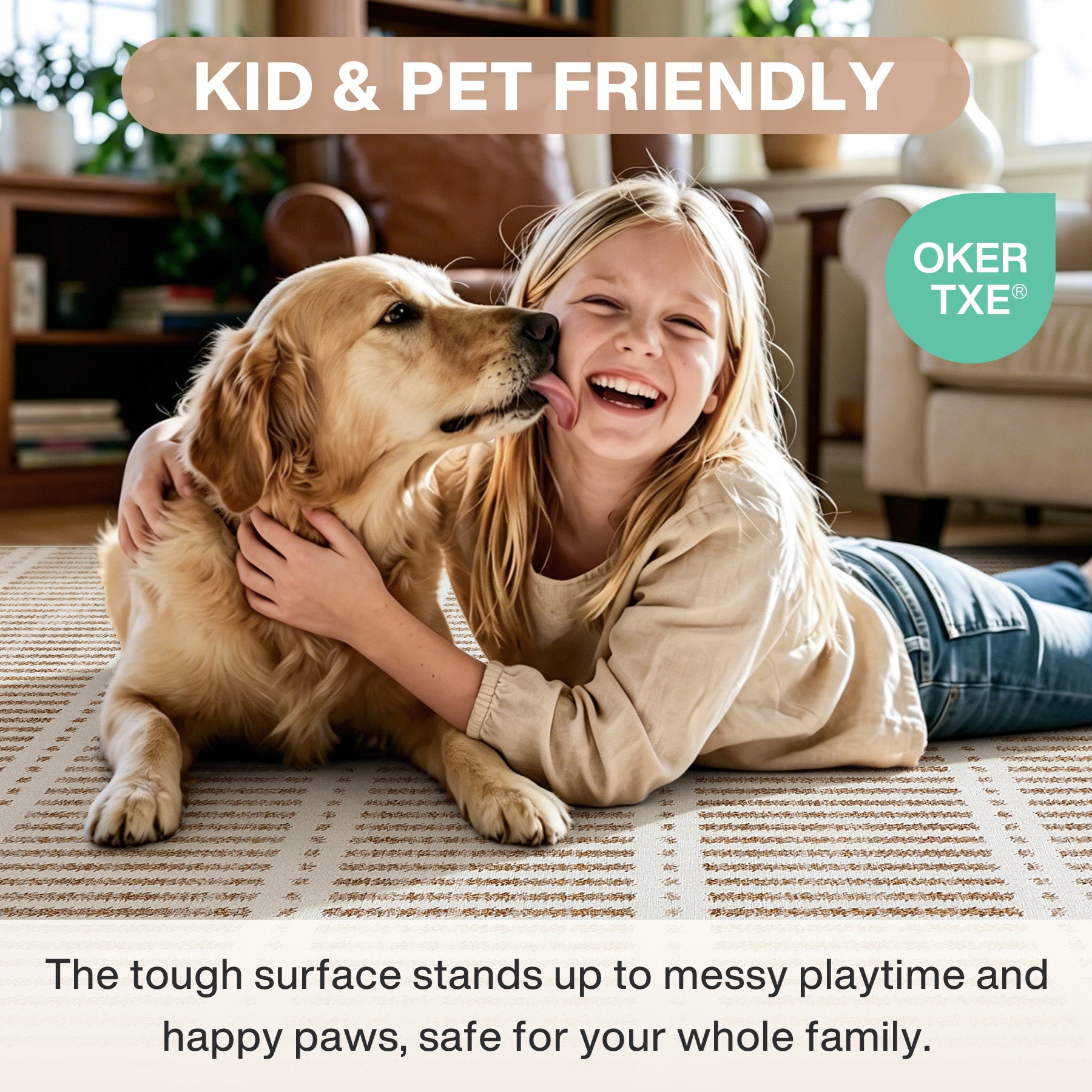 3x5 Ultra Thin Washable Area Rugs