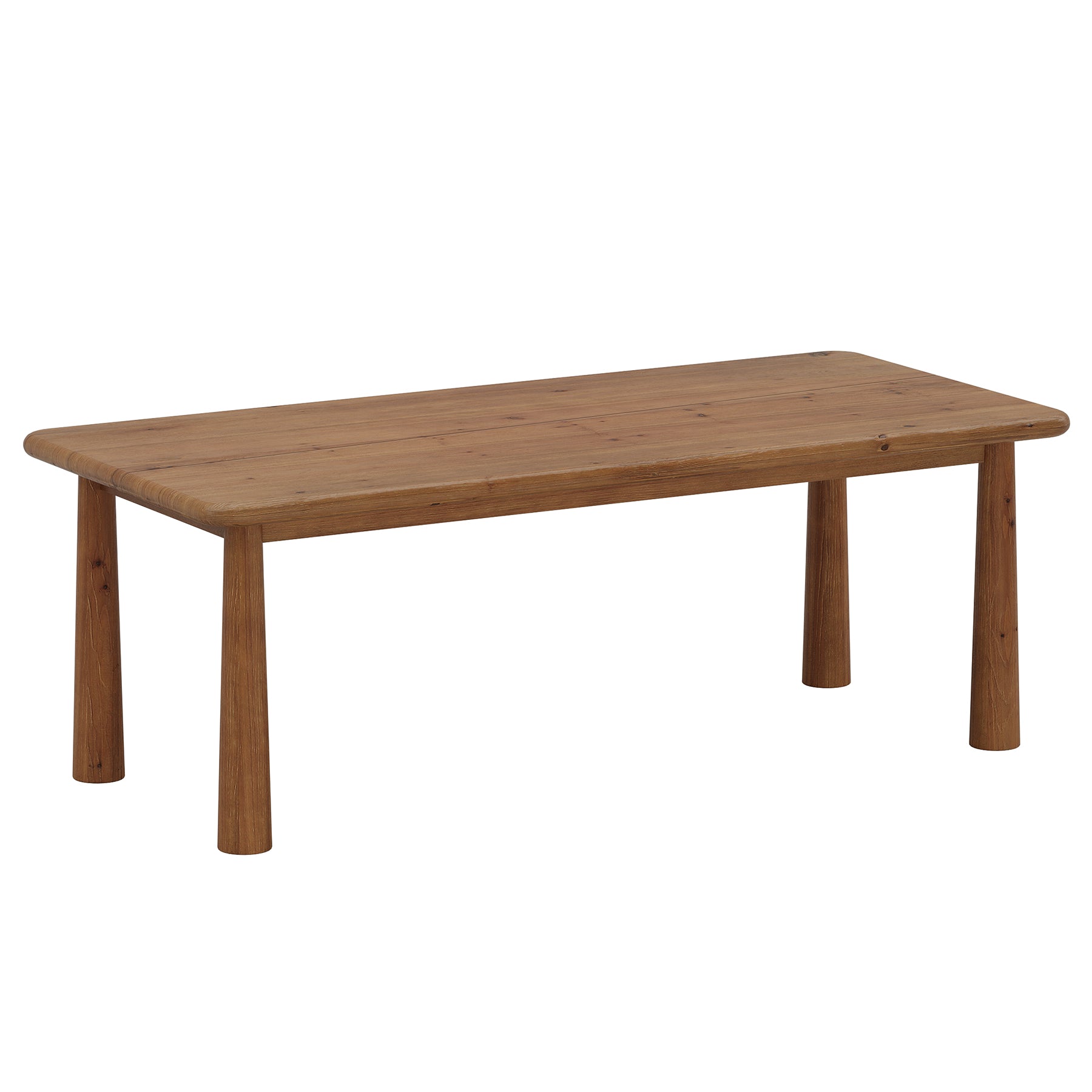63" Executive Desk, Solid Wood Office Computer Desk with Heavy Duty Legs