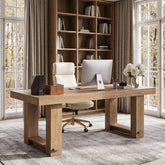 63" Rectangular Executive Desk, Office Desk Computer Writing Table with Large Tabletop 3