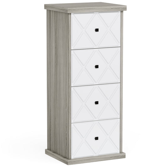 4 - Drawer File Cabinet, Vertical Storage Filing Cabinet Tribesigns