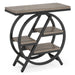 4 - Tier End Table, Small Side Table Snack Table with Storage Shelves Tribesigns
