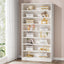 71" Bookcase, Modern 9-Tier Bookshelf Freestanding Display Shelf