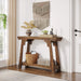 41" Console Table, Farmhouse 2 - Tier Sofa Table Entryway Table with Storage Shelf Tribesigns