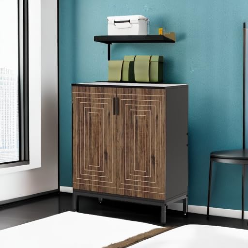 31.49" Shoe Cabinet with Doors for 20 Pairs, 5 Tier Modern Freestanding Shoe Storage Organizer