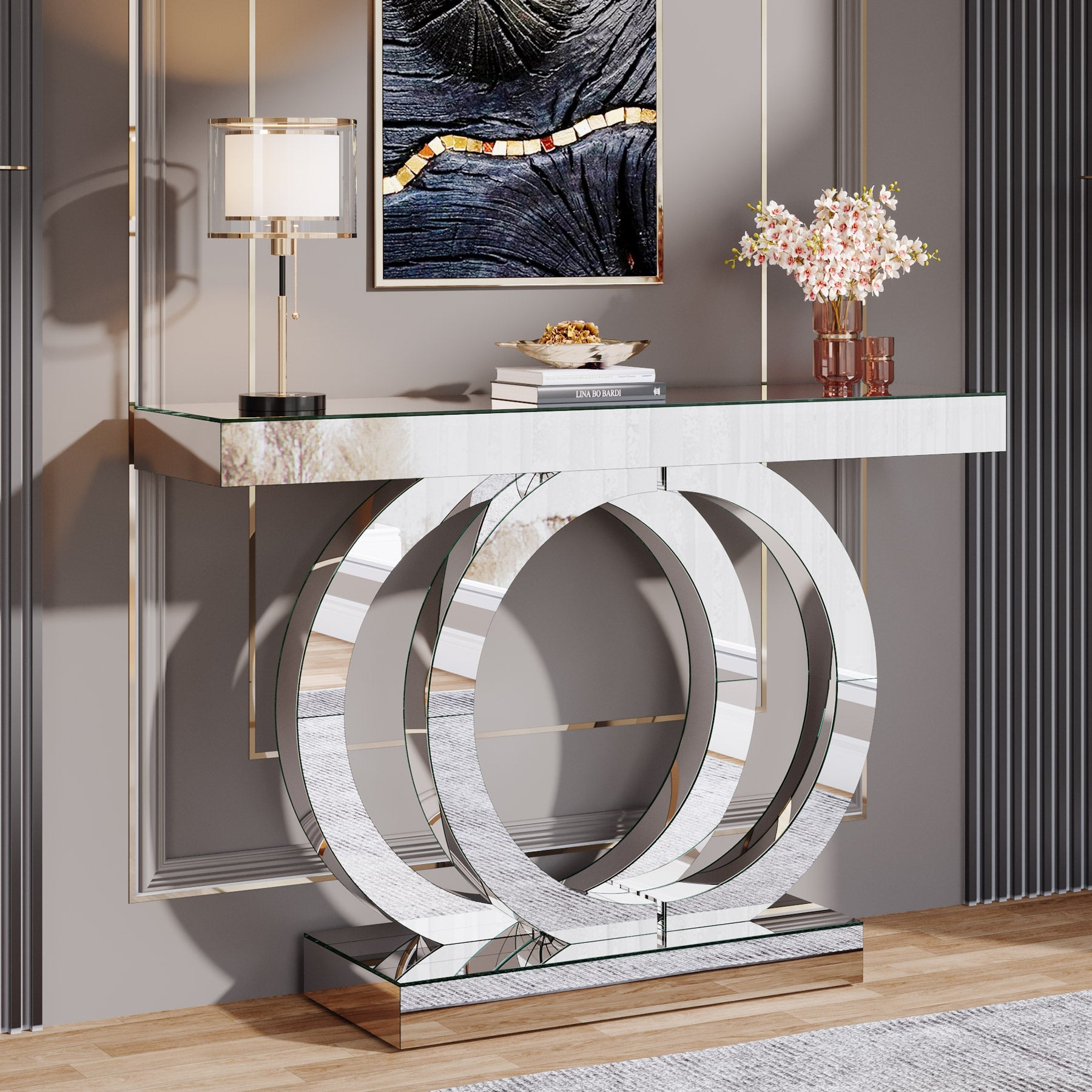 Mirrored Console Hallway Tables – BA Furniture Clearance