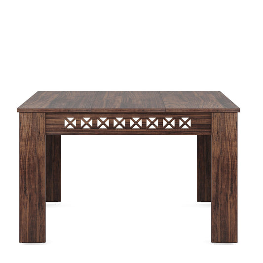 43" Wood Dining Table, Small Square Kitchen Table for 4 Tribesigns