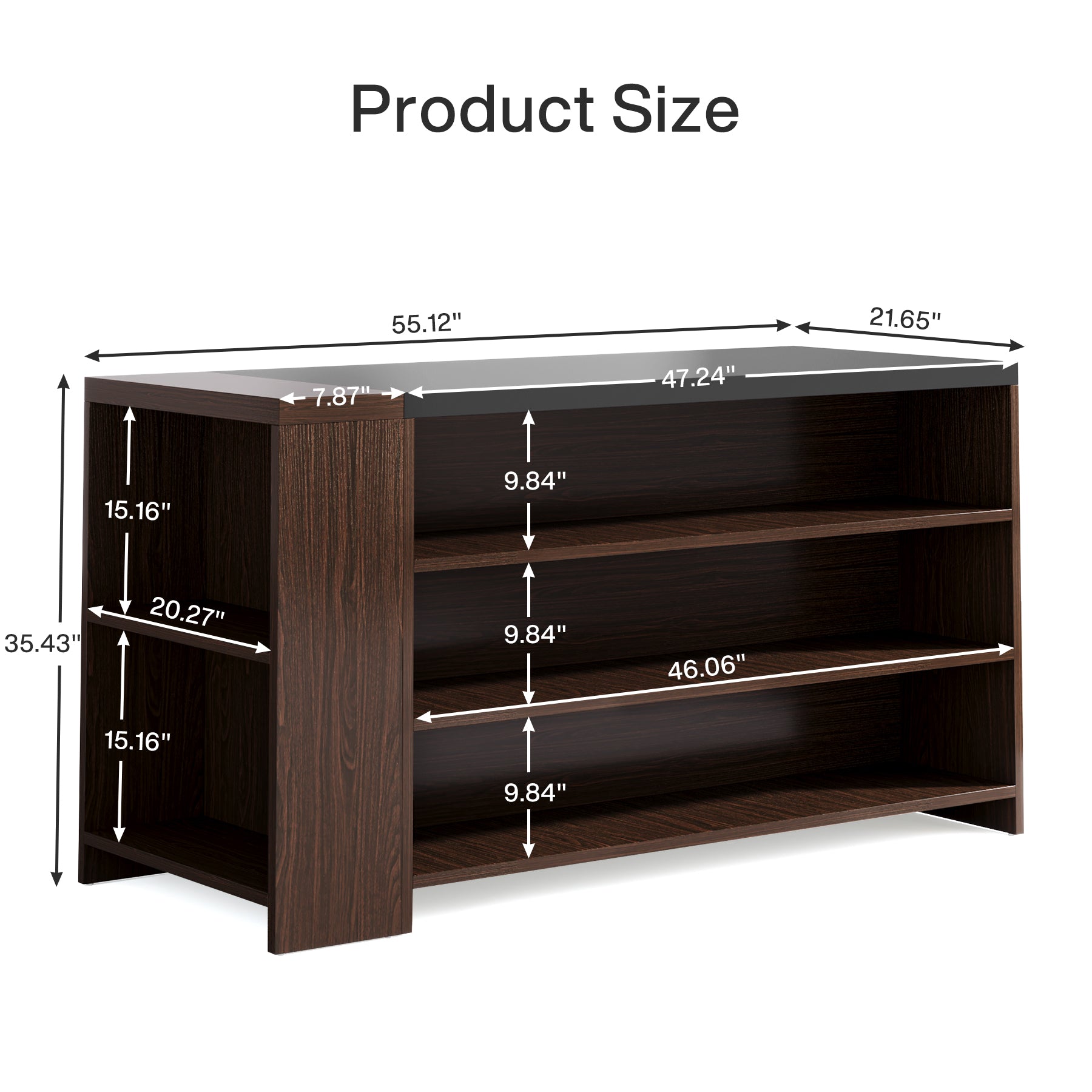 55" Coffee Bar Table