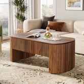 47" Coffee Table, Lift Top Accent Table With Hidden Compartment And Storage Shelf Tribesigns 3