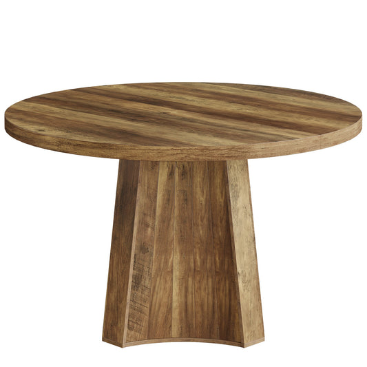 47" Dining Table, Farmhouse Kitchen Dinner Table for 4 - 6 Tribesigns