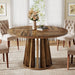 47" Dining Table, Round Kitchen Table For 4 - 6 People Tribesigns