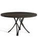 47" Dining Table, Wood Circle Kitchen Table for 4 Tribesigns