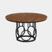 47" Wood Dining Table, Round Kitchen Table for 4 - 6 People Tribesigns