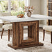 47" Wooden Dining Table, Farmhouse Kitchen Dinner Table for 4 Tribesigns