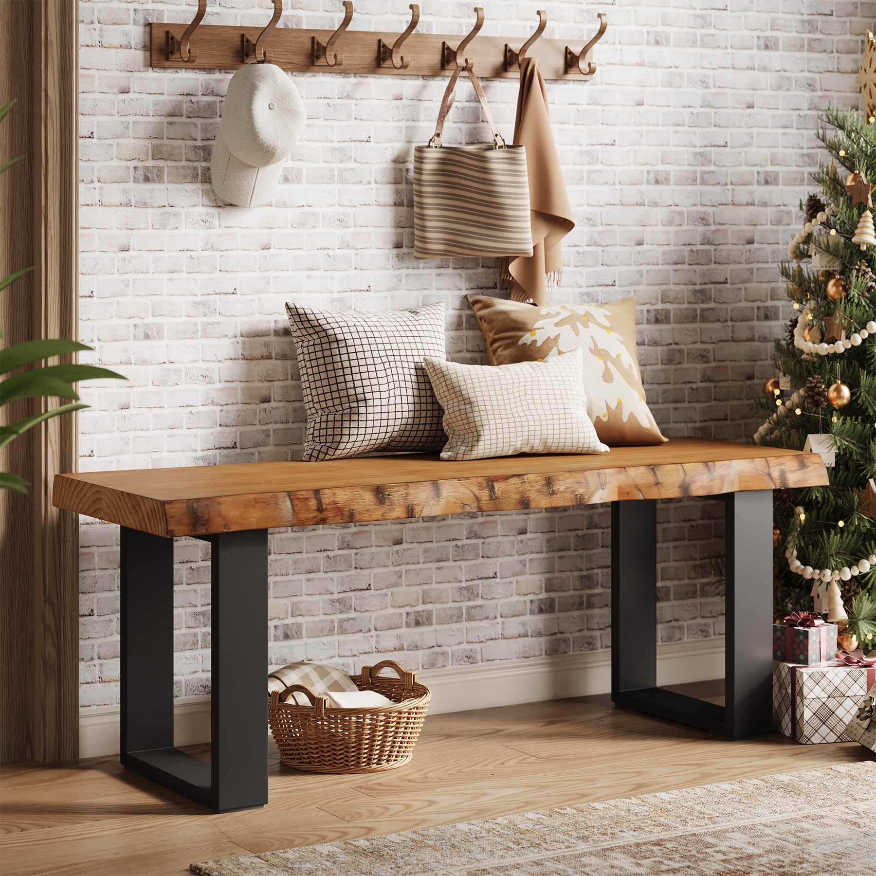 Tribesigns Entryway Bench - Thumbnail 5