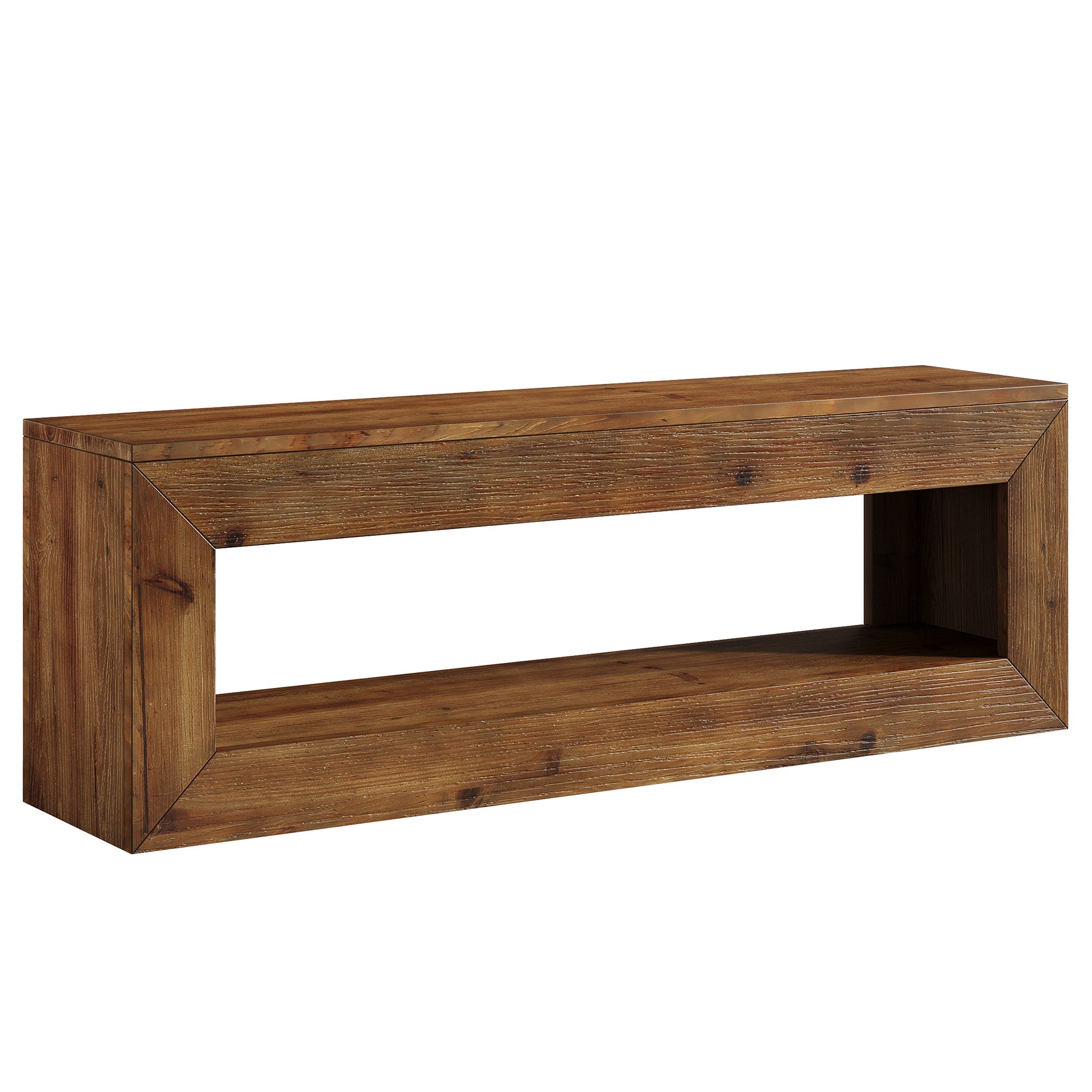 47" Solid Wood TV Stand, Farmhouse Media Console for 32/43/55" TVs