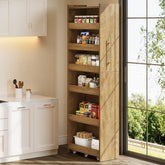 72.83" Slim Storage Cart with Wheels, 6-Tier Narrow Rolling Utility Pantry Cart for Kitchen 3