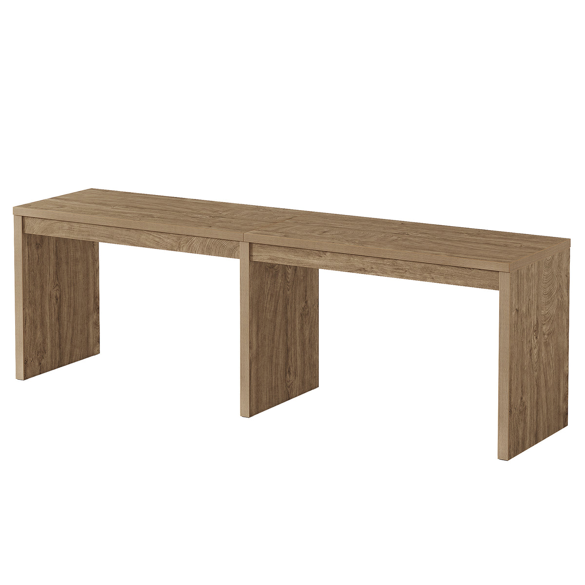 78.7" Two-Person Computer Desk, Extra-Long Double Writing Table for Home Office