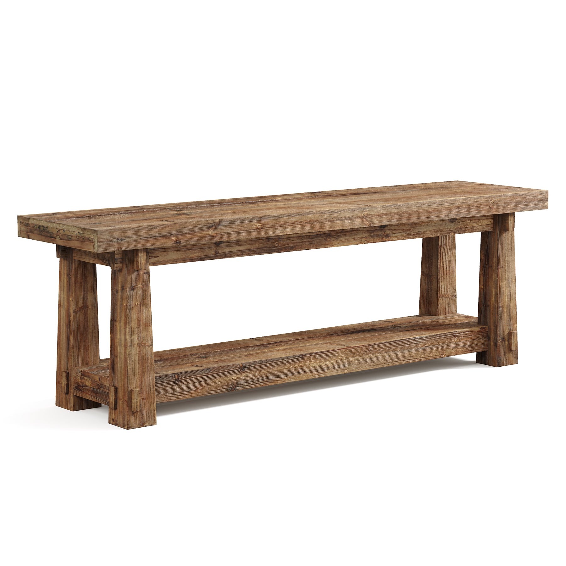 55" Entryway Bench, Foyer Bench with Shoe Storage for Hallway
