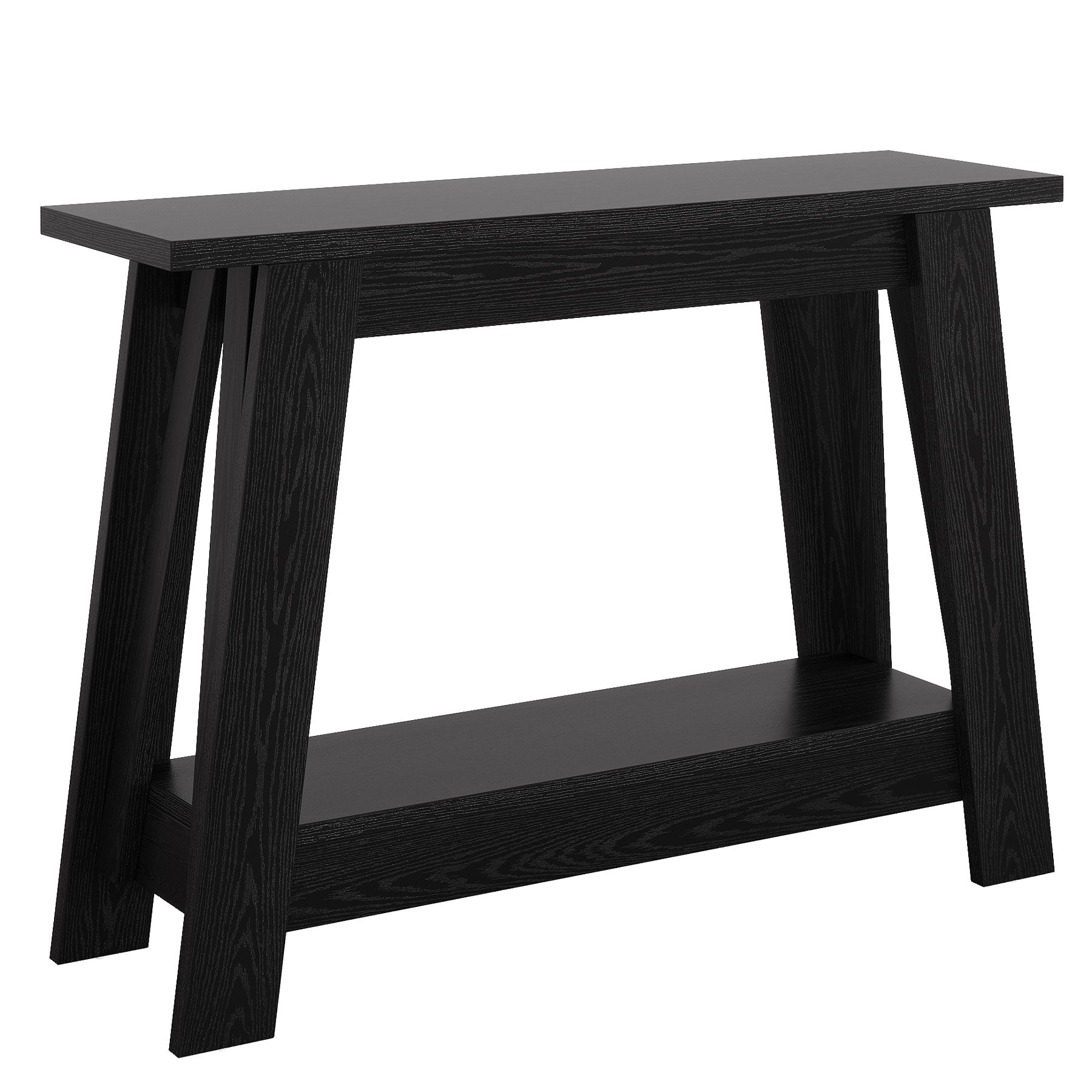 41.3" Console Table, 2-Tier Farmhouse Sofa Entryway Table with Storage